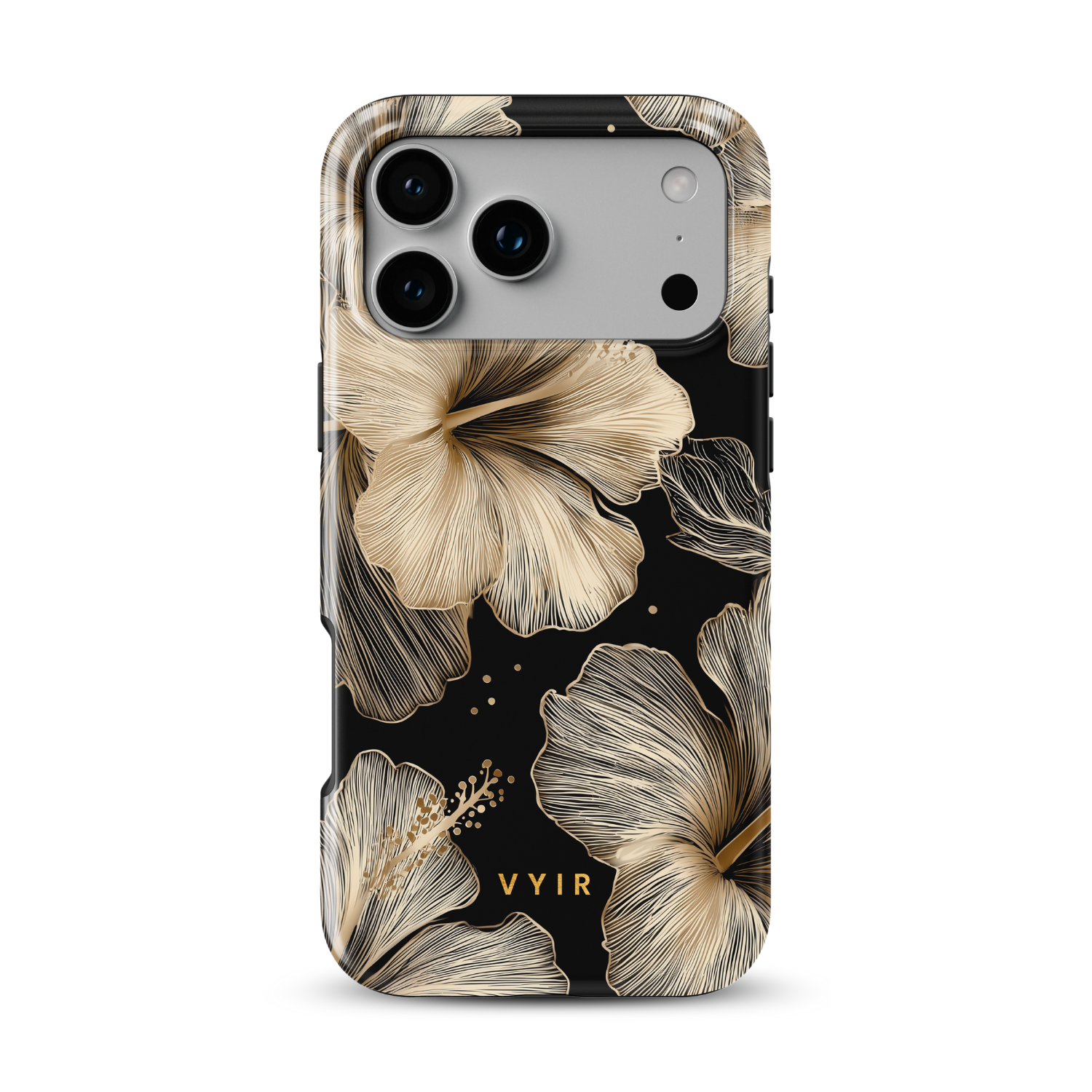 Golden Hibiscus - Shockproof MagSafe iPhone Case - VYIR