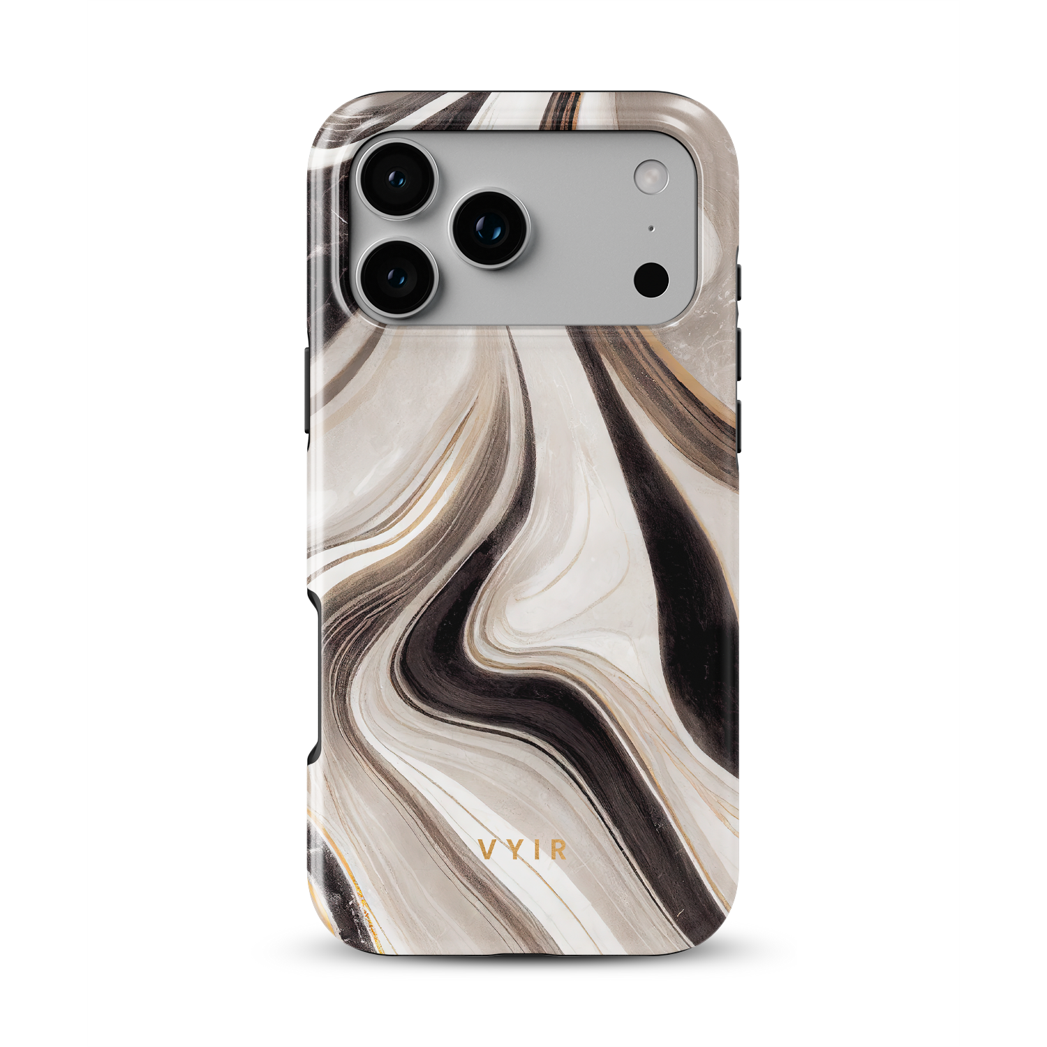 Cocoa Marble - Shockproof MagSafe iPhone Case - VYIR