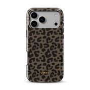 Leopard Elegance Coffee - Shockproof MagSafe iPhone Case - VYIR