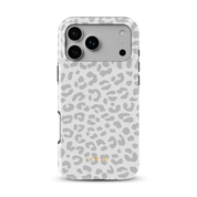 Leopard Elegance Grey - Shockproof MagSafe iPhone Case - VYIR