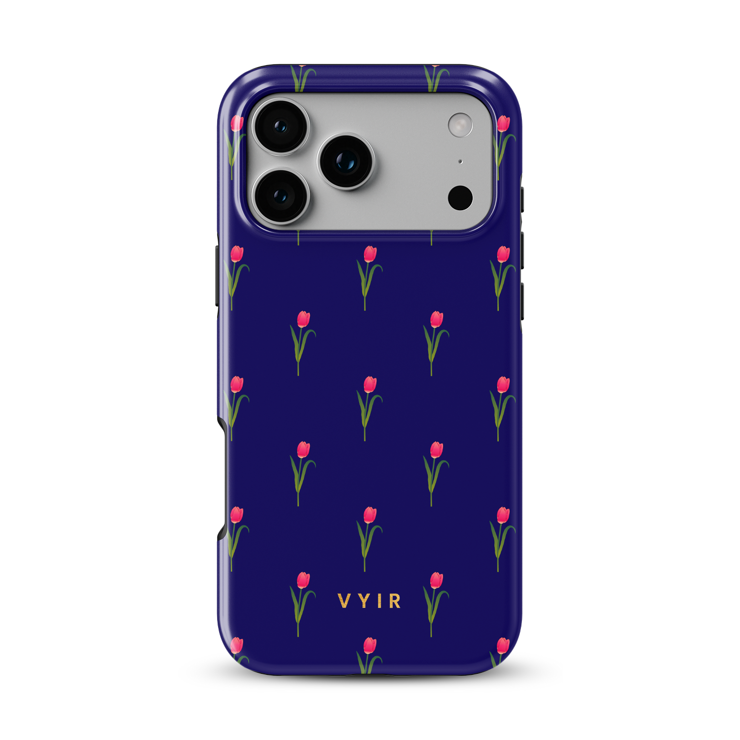 Navy Tulip - Shockproof MagSafe iPhone Case - VYIR