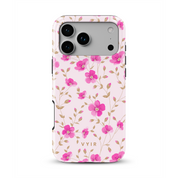Pink Meadow Touch - Shockproof MagSafe iPhone Case - VYIR
