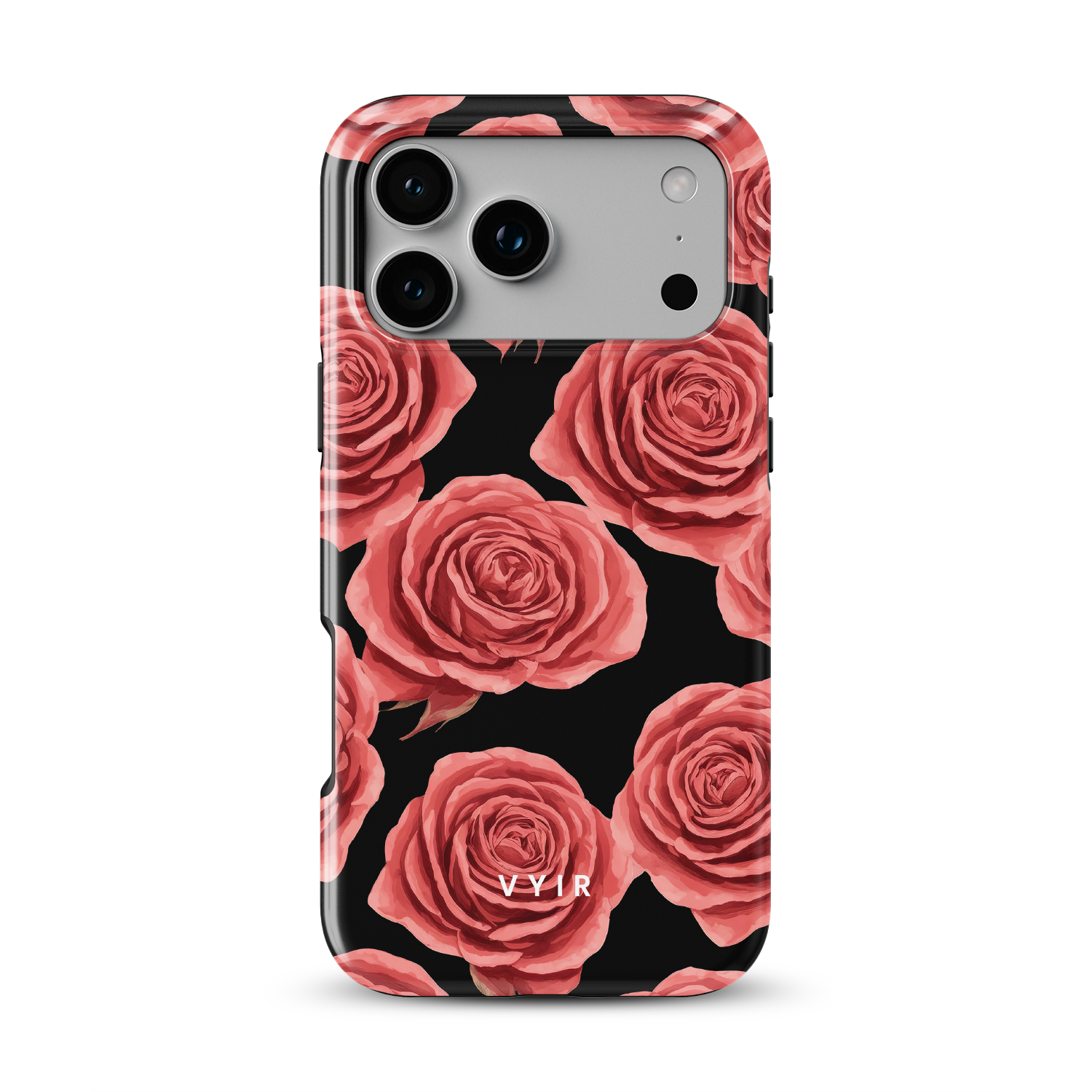 Crimson Rose - Shockproof Phone Case - VYIR