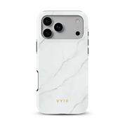 Pure Marble White - Shockproof MagSafe iPhone Case - VYIR