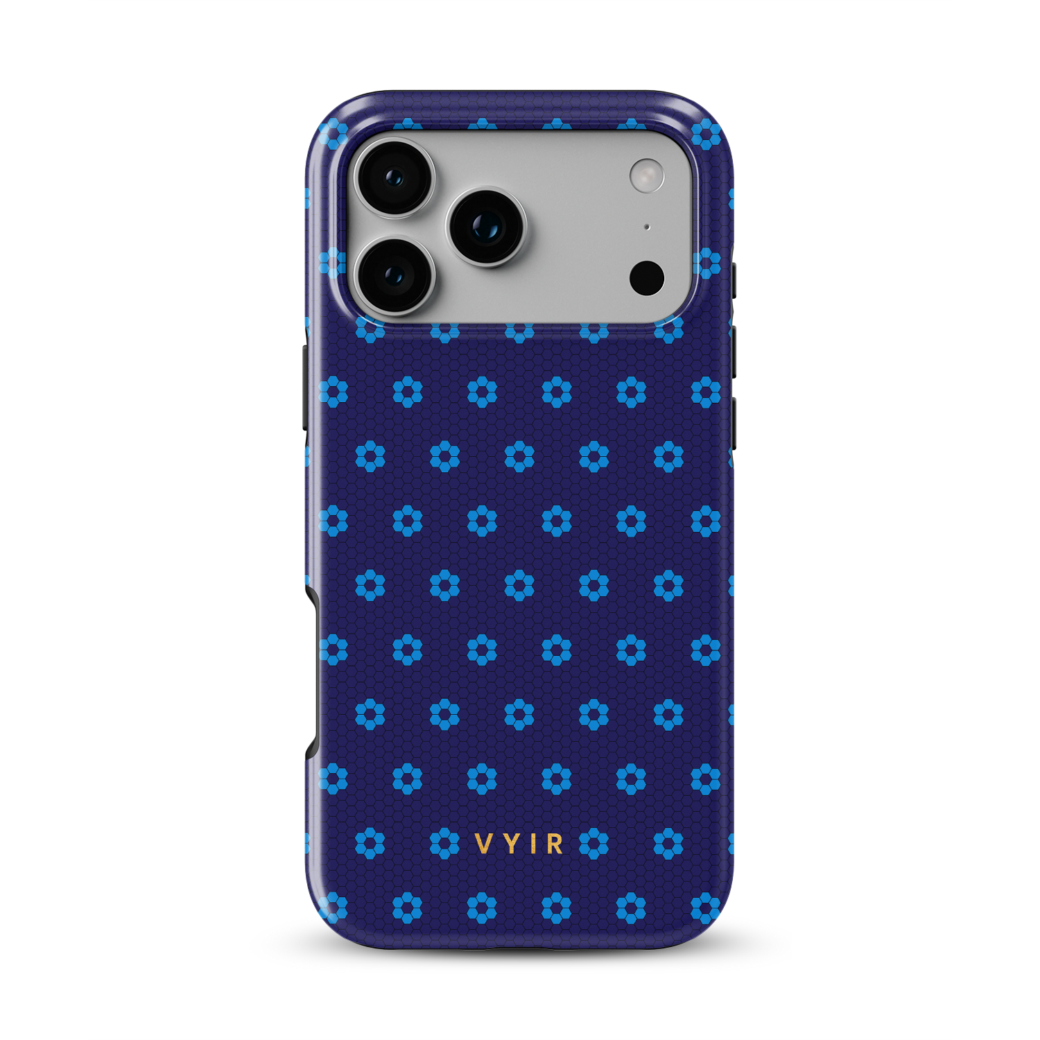 VYIR Signature Flowers, Blue - Shockproof Phone Case - VYIR