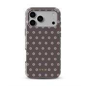 VYIR Signature Flowers, Taupe - Shockproof Phone Case - VYIR