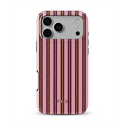 VYIR Signature Golden Lines, Pink - Shockproof MagSafe iPhone Case - VYIR