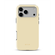 VYIR Signature Solid Colors, Butter Yellow - Shockproof MagSafe iPhone Case - VYIR