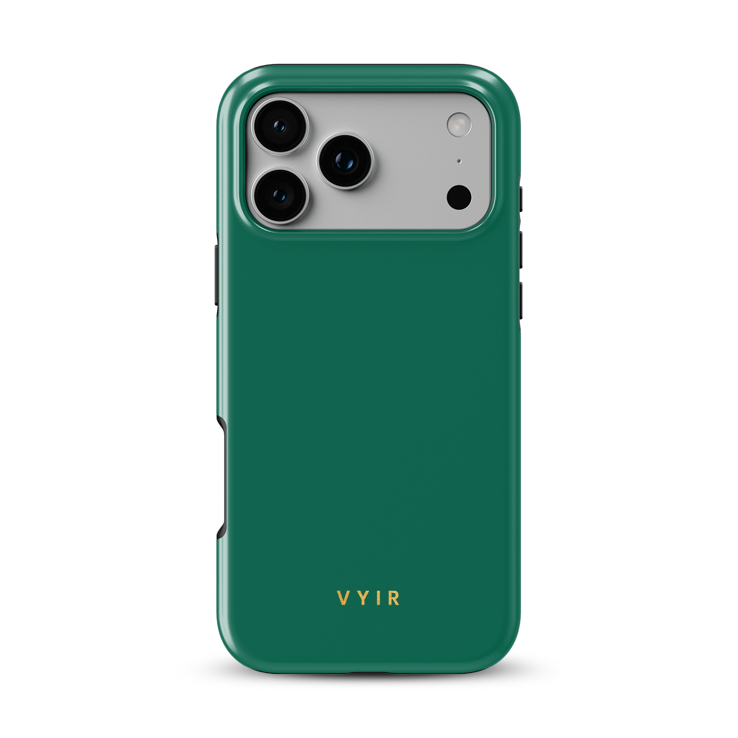VYIR Signature Solid Colors, Emerald Green - Shockproof MagSafe iPhone Case - VYIR