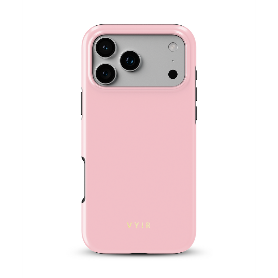 VYIR Signature Solid Colors, Light Pink - Iskunkestävä MagSafe-iPhone-kuori