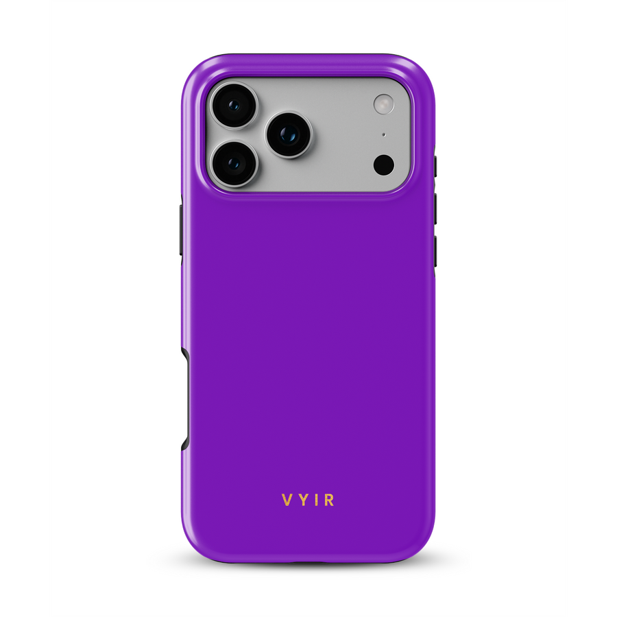 VYIR Signature Solid Colors, Purple - Iskunkestävä MagSafe-iPhone-kuori