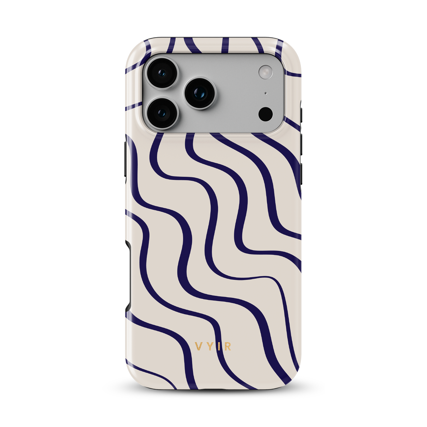 Swirl Lines, Old Money - Shockproof Phone Case - VYIR