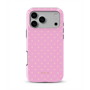 Tiny Polka Dots, Feminine Pink - Shockproof MagSafe iPhone Case - VYIR