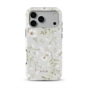White Blossom Drift - Shockproof Phone Case - VYIR