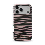 Zebra Gleam Rose Gold - Shockproof Phone Case - VYIR