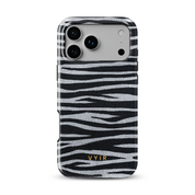 Zebra Gleam Silver - Shockproof MagSafe iPhone Case - VYIR
