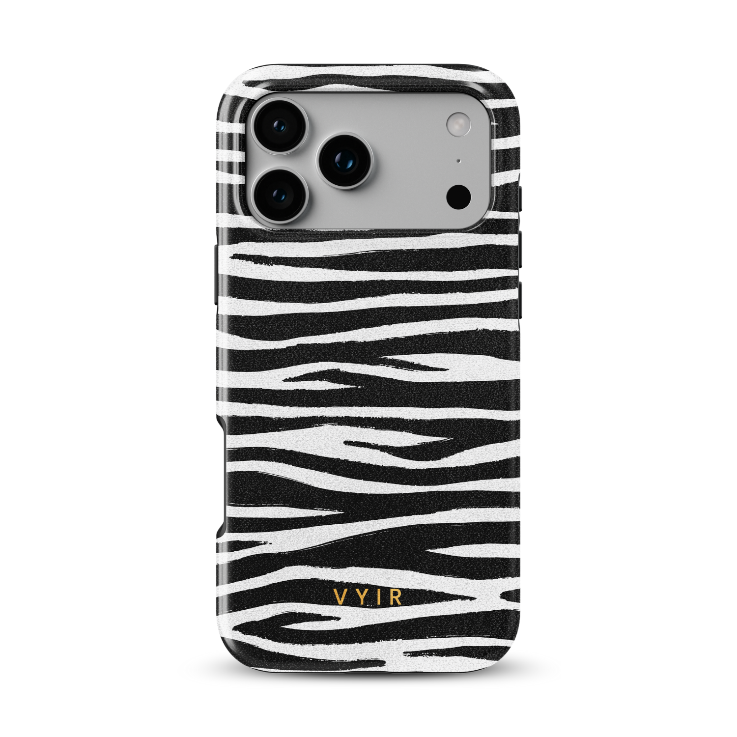Zebra Gleam White - Shockproof MagSafe iPhone Case - VYIR
