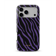 Zebra Luxe, Violet - Shockproof MagSafe iPhone Case - VYIR