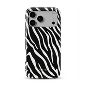 Zebra Luxe, Black and White - Shockproof MagSafe iPhone Case - VYIR