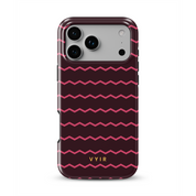 ZigZag, Raspberry - Shockproof MagSafe iPhone Case - VYIR