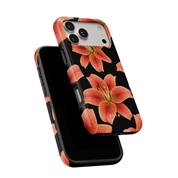 Tiger Lily Elegance - Shockproof MagSafe iPhone Case - VYIR