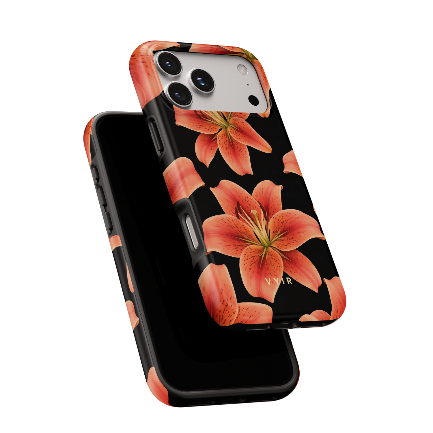 Tiger Lily Elegance - Shockproof MagSafe iPhone Case - VYIR