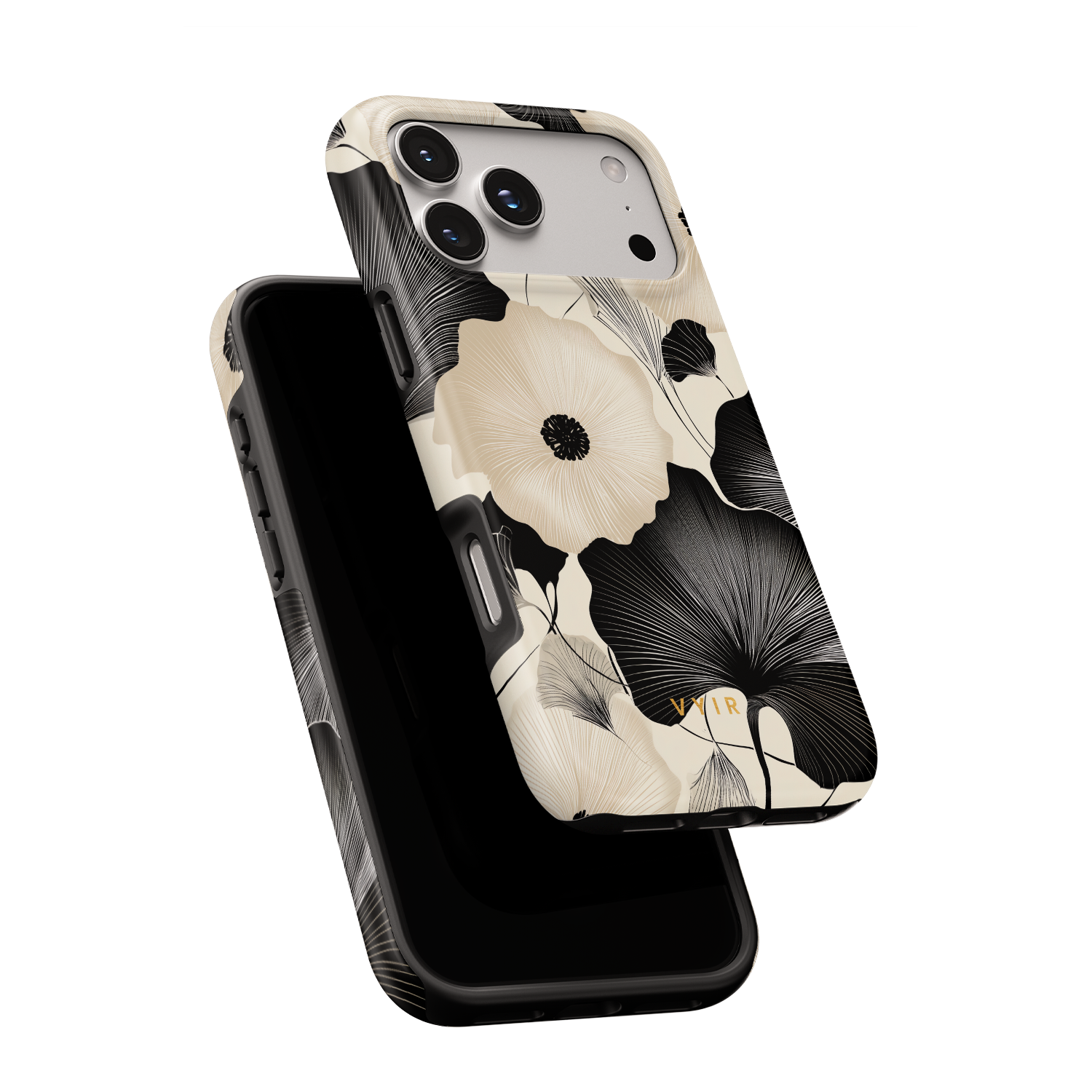 Noir Elegance - Shockproof MagSafe iPhone Case - VYIR