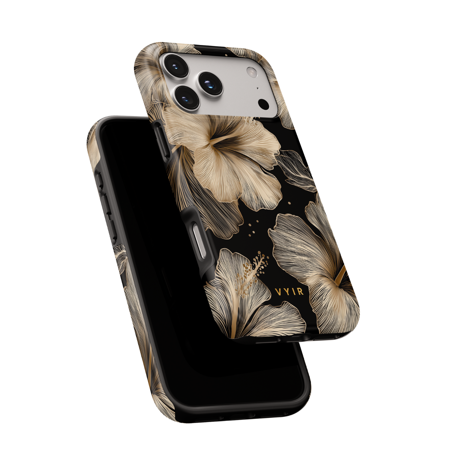 Golden Hibiscus - Shockproof Phone Case - VYIR