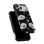 Elegant Inked Blossoms - Shockproof MagSafe iPhone Case - VYIR
