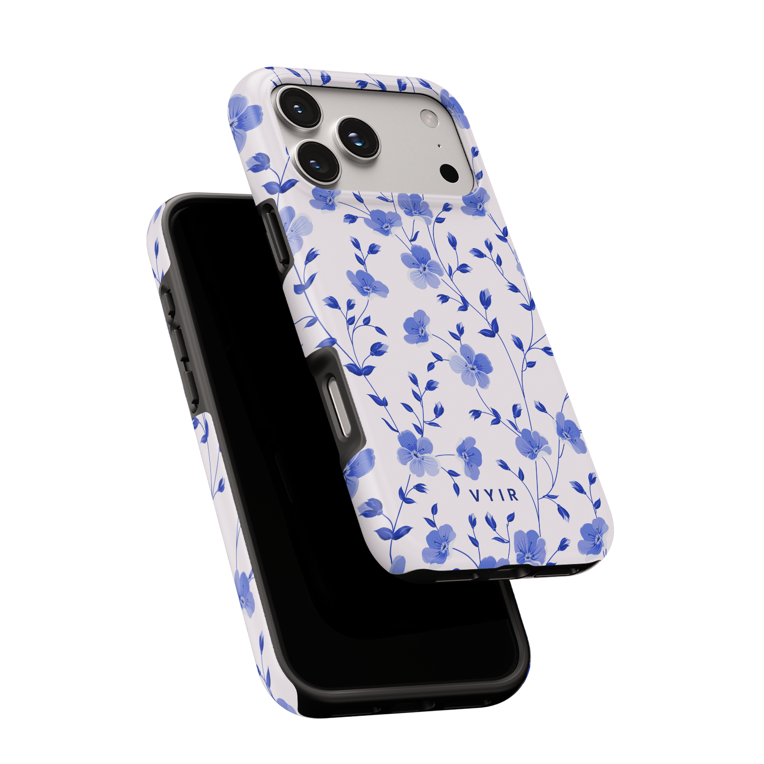 Little Blue Garden - Shockproof MagSafe iPhone Case - VYIR