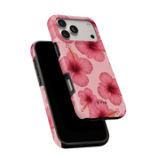 Blush Hibiscus - Shockproof MagSafe iPhone Case - VYIR