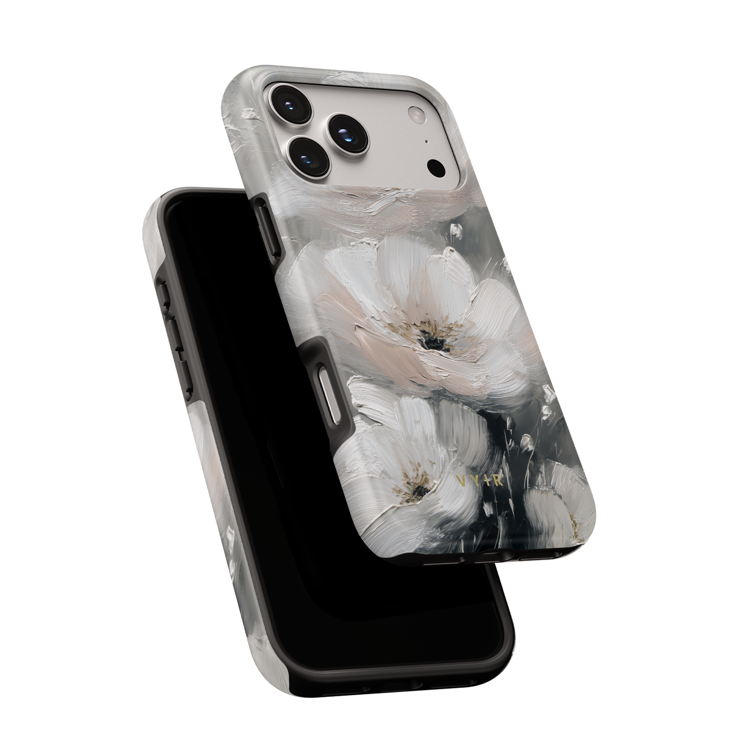 Misty Floral Painting - Shockproof MagSafe iPhone Case - VYIR