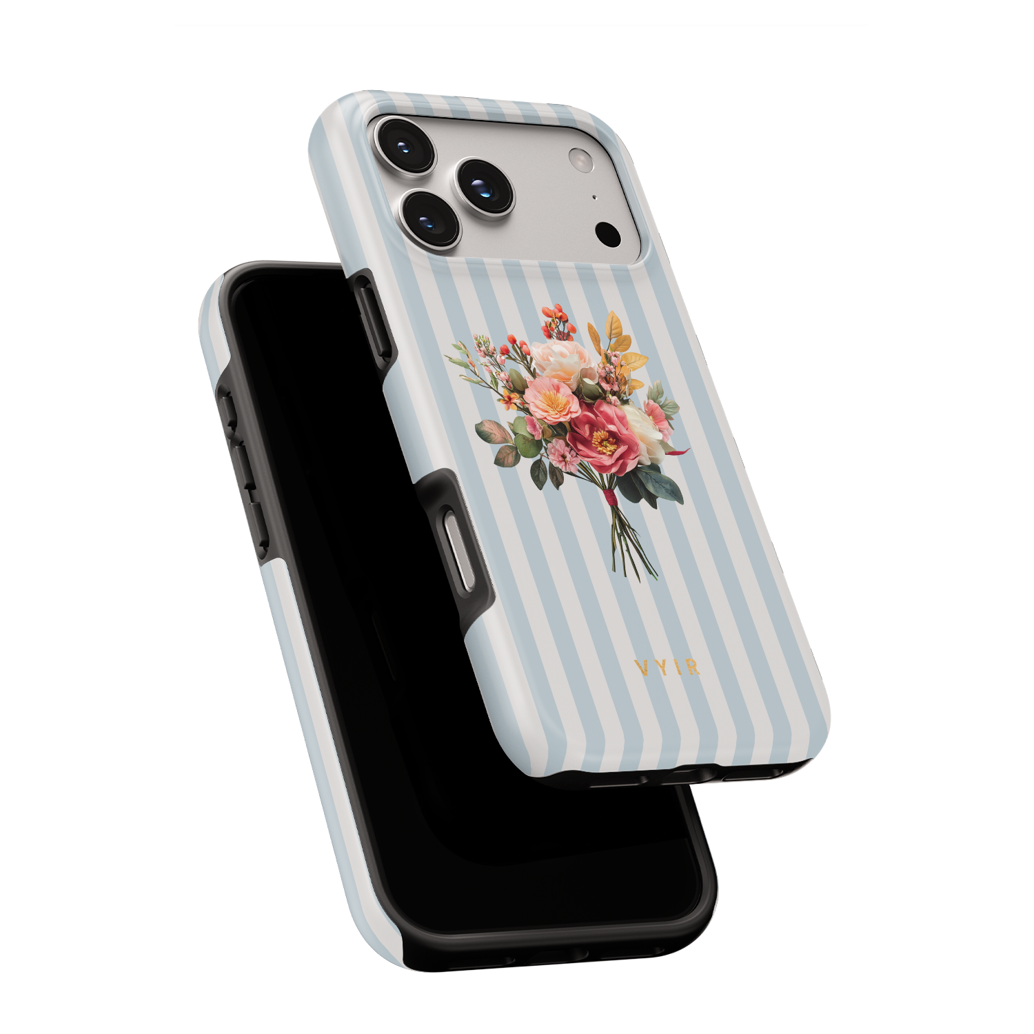 Have Flowers, Light Blue - Shockproof MagSafe iPhone Case - VYIR