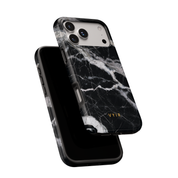 Italian Marble Black - Shockproof Phone Case - VYIR