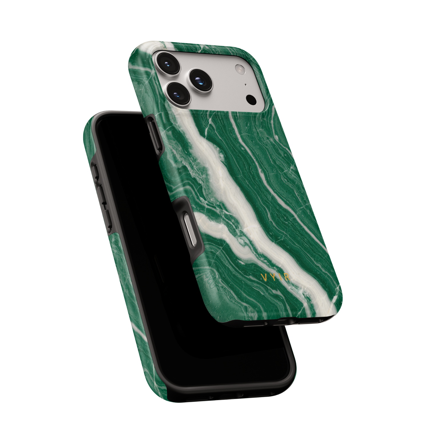 Italian Marble Green - Shockproof MagSafe iPhone Case - VYIR
