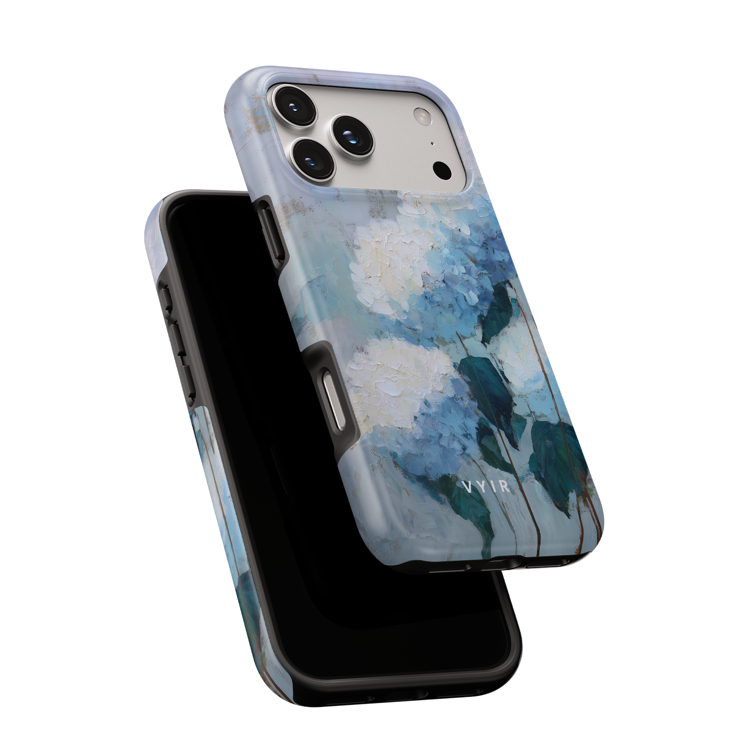 Painted Hydrangea - Shockproof MagSafe iPhone Case - VYIR