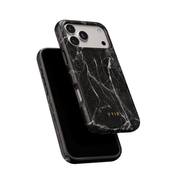 Pure Marble Black - Shockproof MagSafe iPhone Case - VYIR