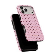 Tiny Polka Dots, Candy Pink - Shockproof MagSafe iPhone Case - VYIR