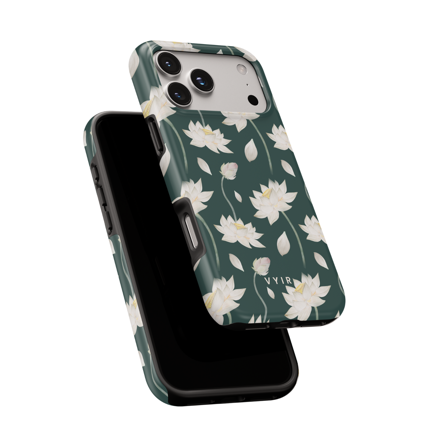 White Lotus Drift - Shockproof MagSafe iPhone Case - VYIR
