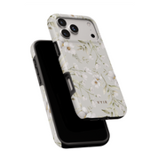 White Blossom Drift - Shockproof MagSafe iPhone Case - VYIR