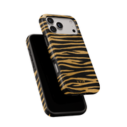 Zebra Gleam Gold - Shockproof MagSafe iPhone Case - VYIR