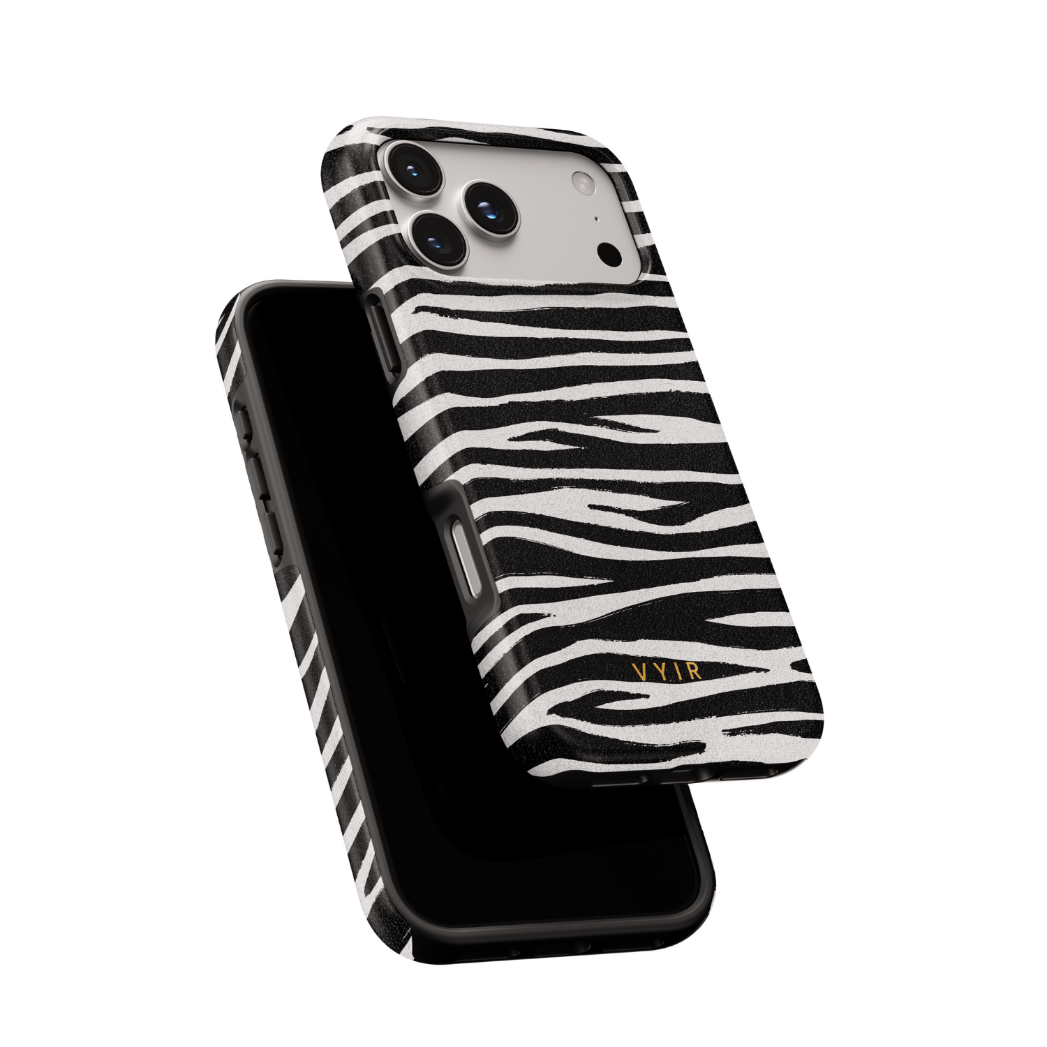 Zebra Gleam White - Shockproof MagSafe iPhone Case - VYIR