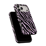 Zebra Luxe, Light Purple - Shockproof MagSafe iPhone Case - VYIR