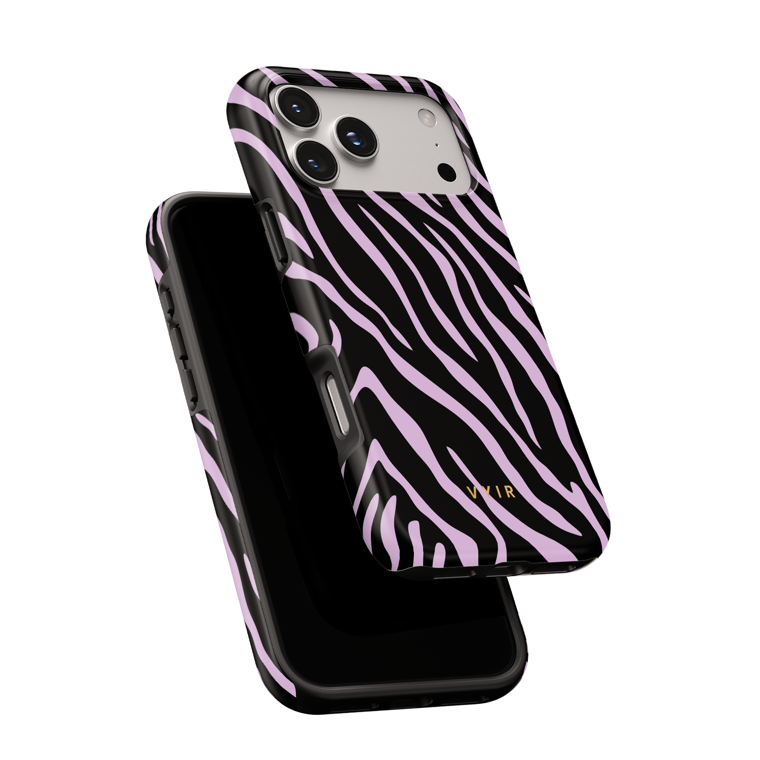 Zebra Luxe, Light Purple - Shockproof MagSafe iPhone Case - VYIR