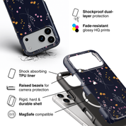 Starfall Wildflower - Shockproof MagSafe iPhone Case - VYIR