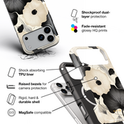 Noir Elegance - Shockproof MagSafe iPhone Case - VYIR