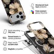Golden Hibiscus - Shockproof MagSafe iPhone Case - VYIR