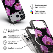Orchid Noir - Shockproof MagSafe iPhone Case - VYIR