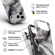 Golden Luxe Black - Shockproof MagSafe iPhone Case - VYIR
