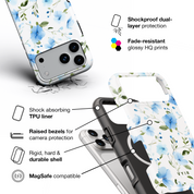 Gentle Blue - Shockproof MagSafe iPhone Case - VYIR